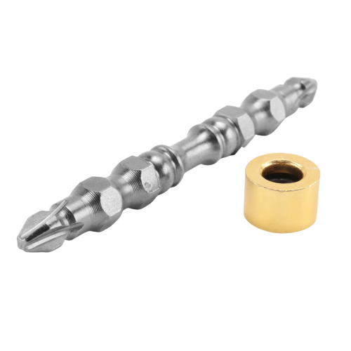 PH2 65MM Skruetrækkerbit Dobbelthoved Elektrisk Magnetisk Ring
