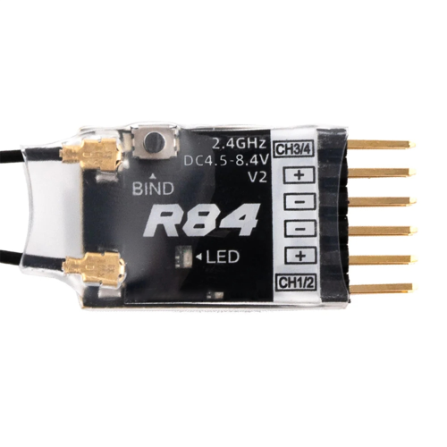 Til R84 V2 4CH kompatibel PWM RC-modtager