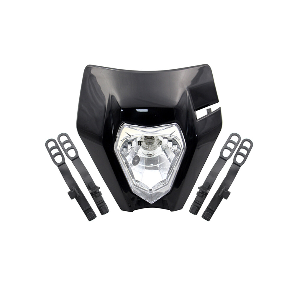 Motorcycle Headlight Mask For 125 150 250 300 350 450 2017 2018 Black 4851210362404