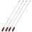 4 Pieces Ceiling Fan Chain Wooden for Ceiling Light (Walnut Color) 4