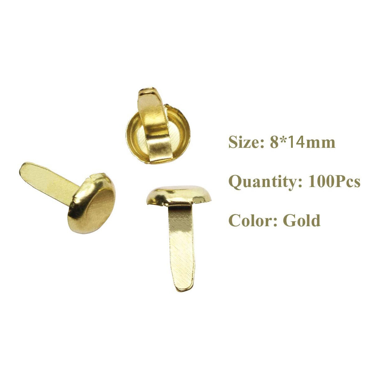 Mini attaches en papier 1/2 pouce pour projets d'artisanat, 8 x 14 mm ...