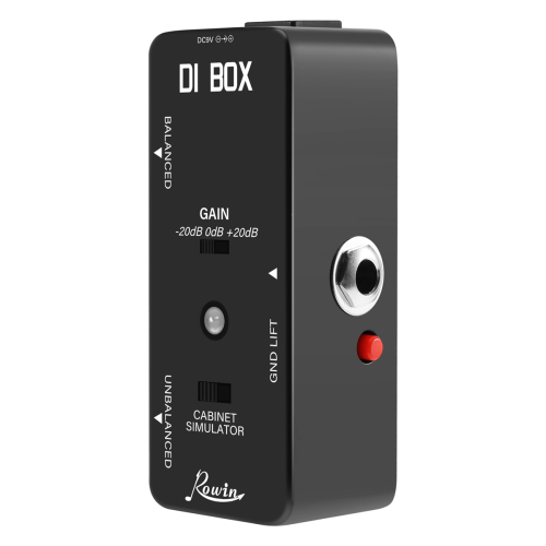 DI BOX LEF-331 Micro-DI cu Cab Sim și Gain pentru efect de chitară 2