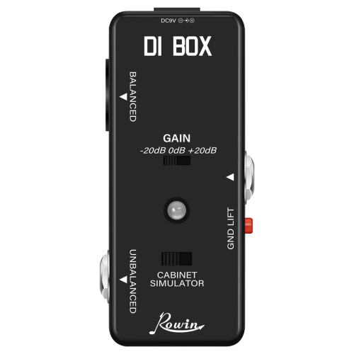 DI BOX LEF-331 Micro-DI cu Cab Sim și Gain pentru efect de chitară