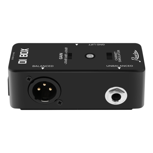 DI BOX LEF-331 Micro-DI cu Cab Sim și Gain pentru efect de chitară 1