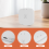 Tuya ZigBee mmWave Menneskelig Tilstedeværelsessensor Bevægelsessensor Vægmontering 6