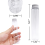 24 de eprubete de 110 ml, eprubete din plastic transparent cu capace 3