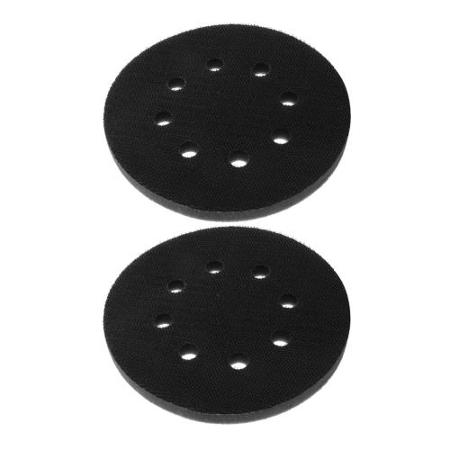 2 peças 5 polegadas (125 mm) almofada de interface de esponja macia com 8 furos para irregularidades 2