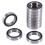10 st 6701- 12x18x4 mm gummitätade spårkullager 1