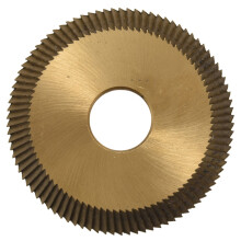 Titanový pokovený řezací nůž 60X6X16mm pro horizontální klíčovací stroj