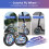 2 Pcs 110mm Scooter Wheels Pu Wheels Thick Stunt with Bearings(Black) 7