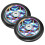 2 Pcs 110mm Scooter Wheels Pu Wheels Thick Stunt with Bearings(Black) 3