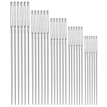 30 ks hrubých ihiel s veľkými očkami na vyšívanie