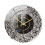 Islamic Quartz Acrylic Wall Clock Pendulum Muslim Living(Black) 1