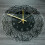 Islamic Quartz Acrylic Wall Clock Pendulum Muslim Living(Black) 2