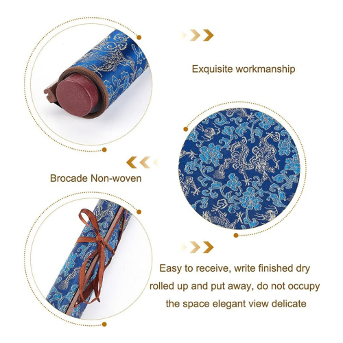 Reusable Water Writing Magic Cloth Scroll Traditional 2