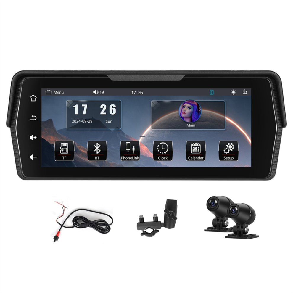 Monitor Per Moto Da 6,8 Pollici Con Navigazione Carplay Android Auto IP67