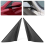 Door Mirror Pillar Side Corner Car Front Triangle Trim Cover 3
