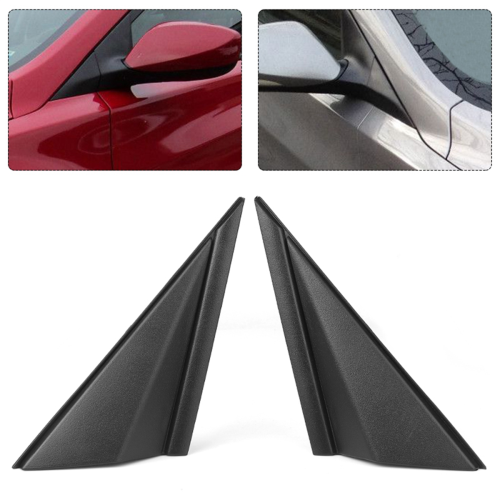 Door Mirror Pillar Side Corner Car Front Triangle Trim Cover 2