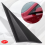 Door Mirror Pillar Side Corner Car Front Triangle Trim Cover 7