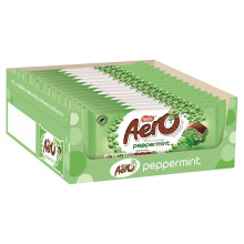 Aero Peppermint Sharing Bar 90g Bulk Buy (Pack of 15) Minty Aero Chocolate
