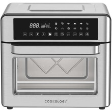 Cookology CAF250DI 25L Air Fryer Oven Combo, LED Touch, 12 Presets, Rotisserie & Accessories - Stainless Steel