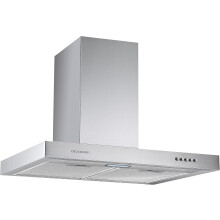 Cookology TSH601SS/A - A Energy Rated, Chimney Cooker Hood 60cm Kitchen Extractor Fan with LED Light, 3 Speed Settings - Stainless Steel