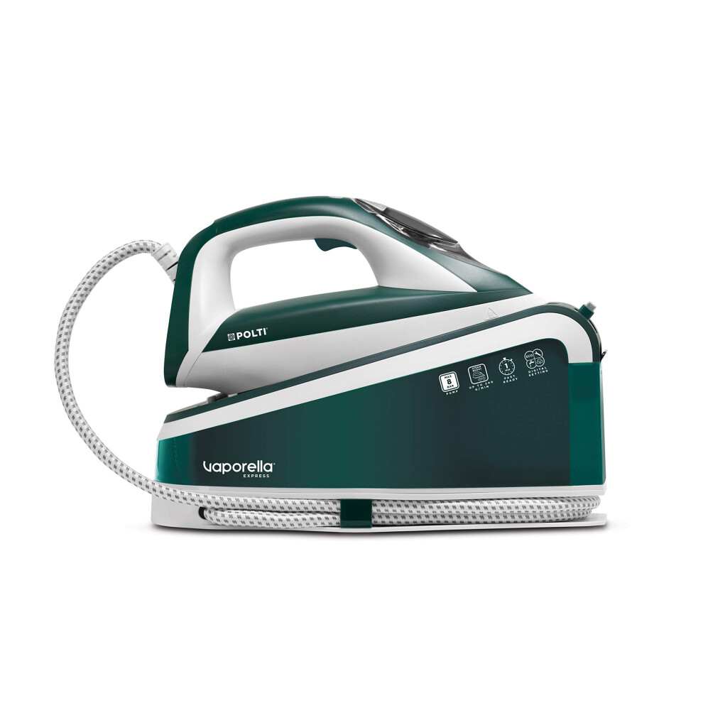 New Polti Steam Generator Iron, Eco Function, One Temperature Technology And Digital Setting Vaporella Express Ve30.20