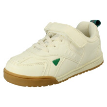 (White/Green, UK 1 Child) Boys JCDees Casual Sports Trainer N1165