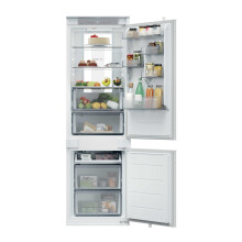 Hoover H-FRIDGE 600 HONBQT5518DK-UK 177cm High 70/30 Integrated No Frost Fridge Freezer with Sliding Door Fixing Kit - White - D Rated