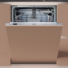 Hotpoint Fully Integrated Standard Dishwasher - Silver with Sliding Door Fixing Kit - C Rated