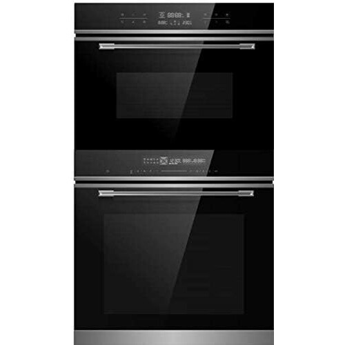 Cookology Cookology Oven Pack: 72L Built-in Oven & 44L Compact Microwave, Touch Control, Programmable Timer - Black