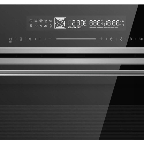 Cookology Cookology Oven Pack: 72L Built-in Oven & 44L Compact Microwave, Touch Control, Programmable Timer - Black 2