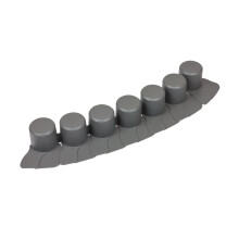 Prosperplast Grey 4.05 m long lawn border IPAL7 for easy trimming, 3 colours avaialble