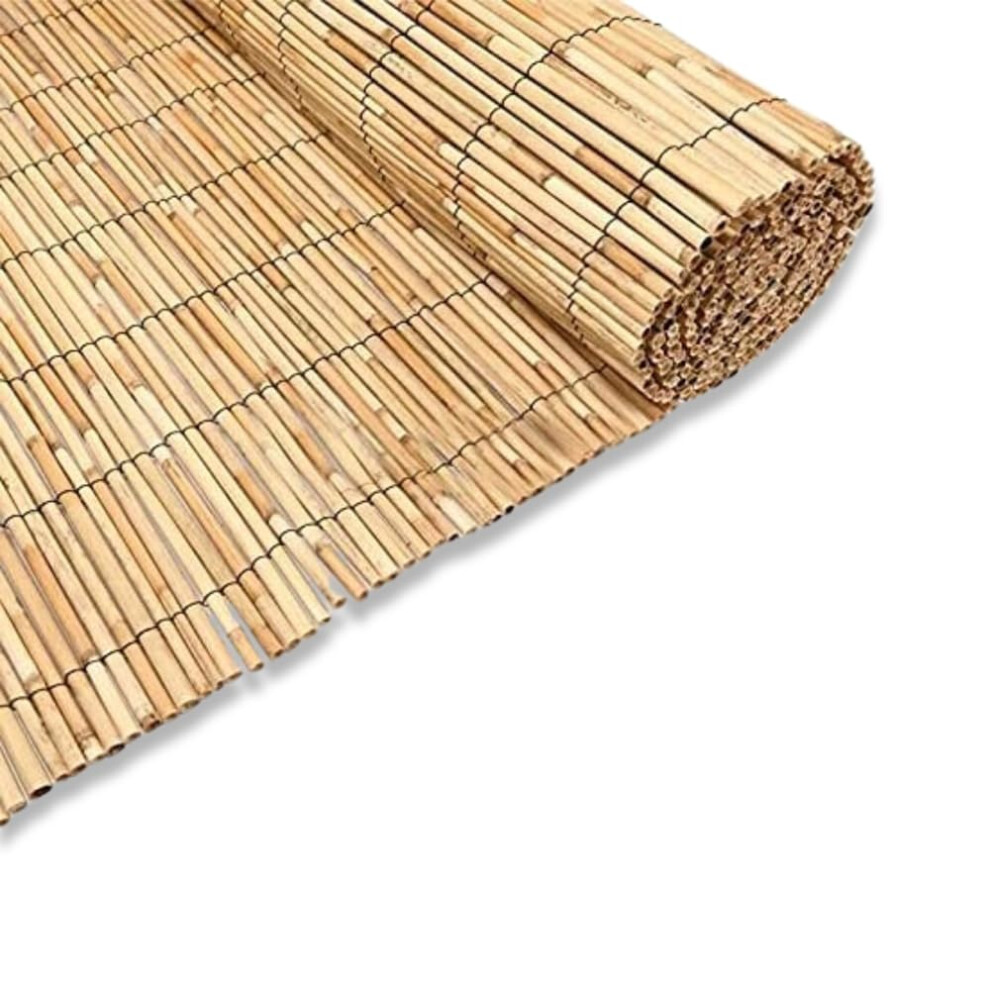 Extra Thick Natural Peeled Reed Fence, Garden Screening Fence Panels, Natural Reed Fencing, Garden Screening For Wind Protection, Strong Garden 5061054112021