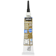 Peinture tissu - Pébéo - Setacolor 3D Glitter - Or riche - 20ml - Brillant