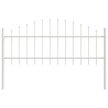 vidaXL Gartenzaun WOERDEN 2 stk. 170 x 115 cm Weiß