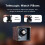 Mcbazel Automatic Watch Winder,PU Leather Automatic Single Watch Winder Turner Rotator Display Box with LED Light/Quiet Motor-Brown 4