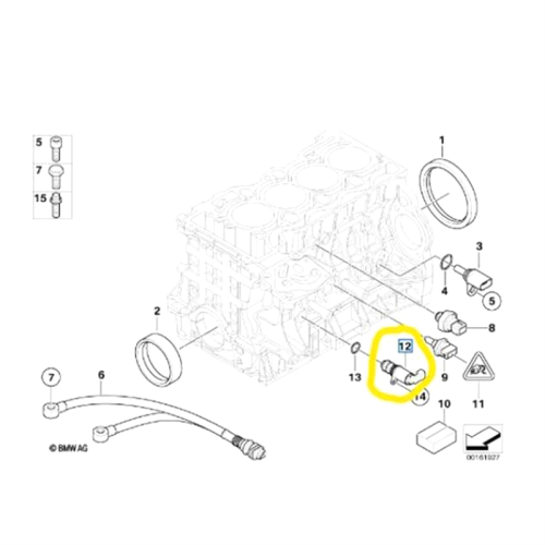 Válvula hidráulica del motor para E81, E82, E88, E90, E92, E60, E61, F80 y F83 2