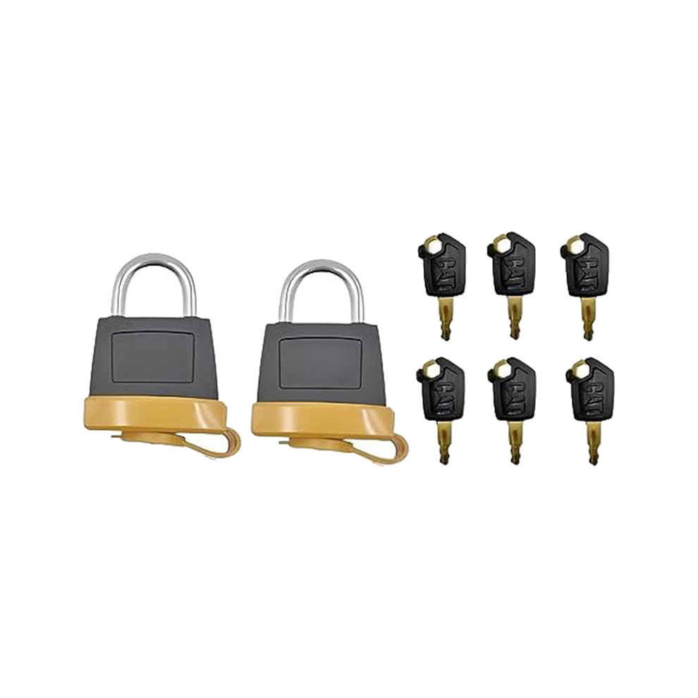 Juego De 2 Candados 246-2641 Con 6 Llaves De Encendido Para Gatos-image