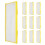10 stk. airconditionfilter til lastbiler SCE 1913500 kabineluftfilter 2