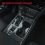 Carbon Fiber Interior Gear Shift Panel Frame Cover Trim 4
