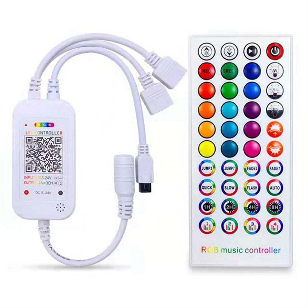 Controller Led Bluetooth DC5-24V + Telecomando A 40 Tasti