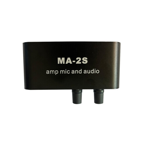 Microfon dinamic de 6,5 mm, amplificator cu condensator de 3,5 mm, placă de mixaj MA-2S