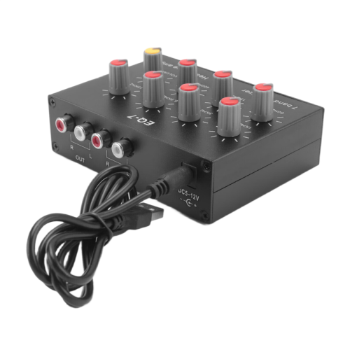 EQ-7 Car Audio Headset Amplifier 7-Band EQ Equalizer Sound Equalizer 2