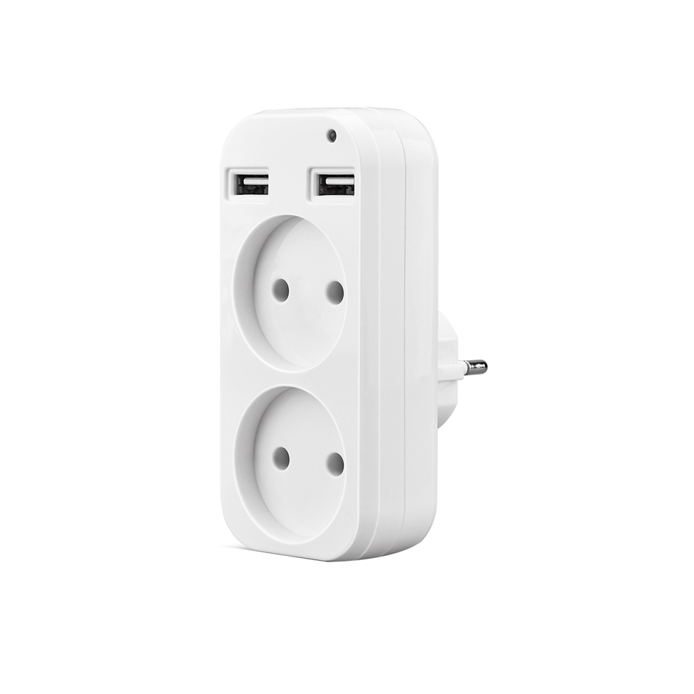 Adattatore Usb A Muro Con Doppia Presa Per La Ricarica Del Telefono