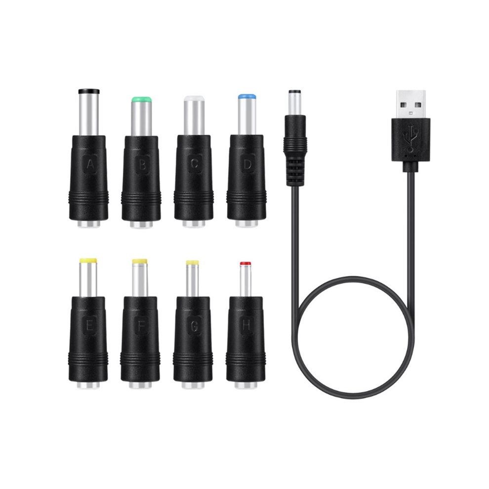 5V Usb To Dc 5.5X2.1mm 3.5Mm 5.5X2.5mm 6.3Mm Plug Charging Cord 4853719343762