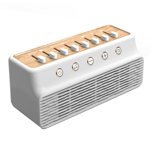 Alvás Bluetooth hangszóró fehér zaj időzített 8 zenedoboz