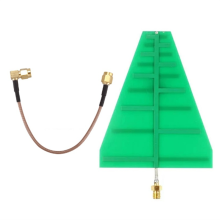 1.35GHz-9.5GHz 8X10cm UWB Ultra Wideband Log Periodic Antenna 5-6Db