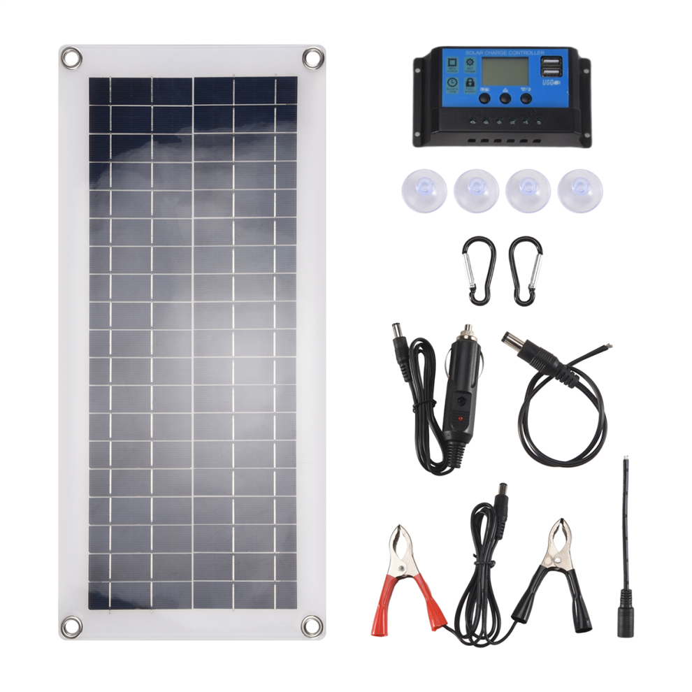 15W Solar Panel 12-18V Solar Cell Solar Panel For Phone Rv A 4853719349016