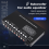 5-Band Car Audio Equalizer, with CD/AUX Input Select Switch,Black 5